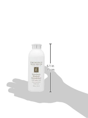 Ritual de cuidado con Eminence Dermafoliant para piel limpia y suave.