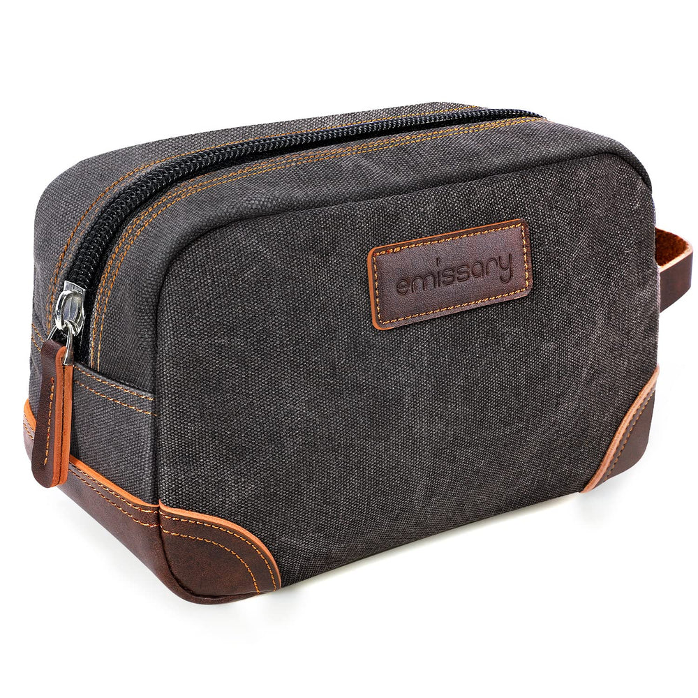 emissary bolsa higiene canvas hombre, ideal para viaje y organización