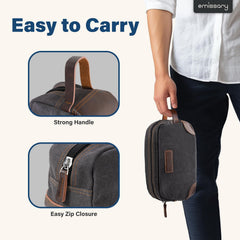 emissary bolsa viaje resistente agua canvas, protege tus esenciales