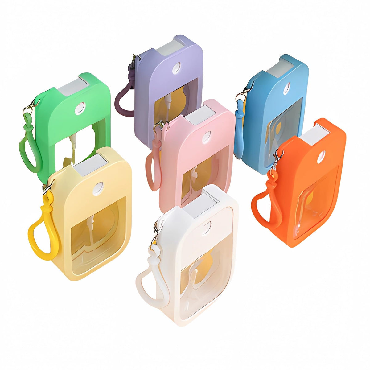 EMISSU botella formato tarjeta frontal, ideal para viajar con perfume
