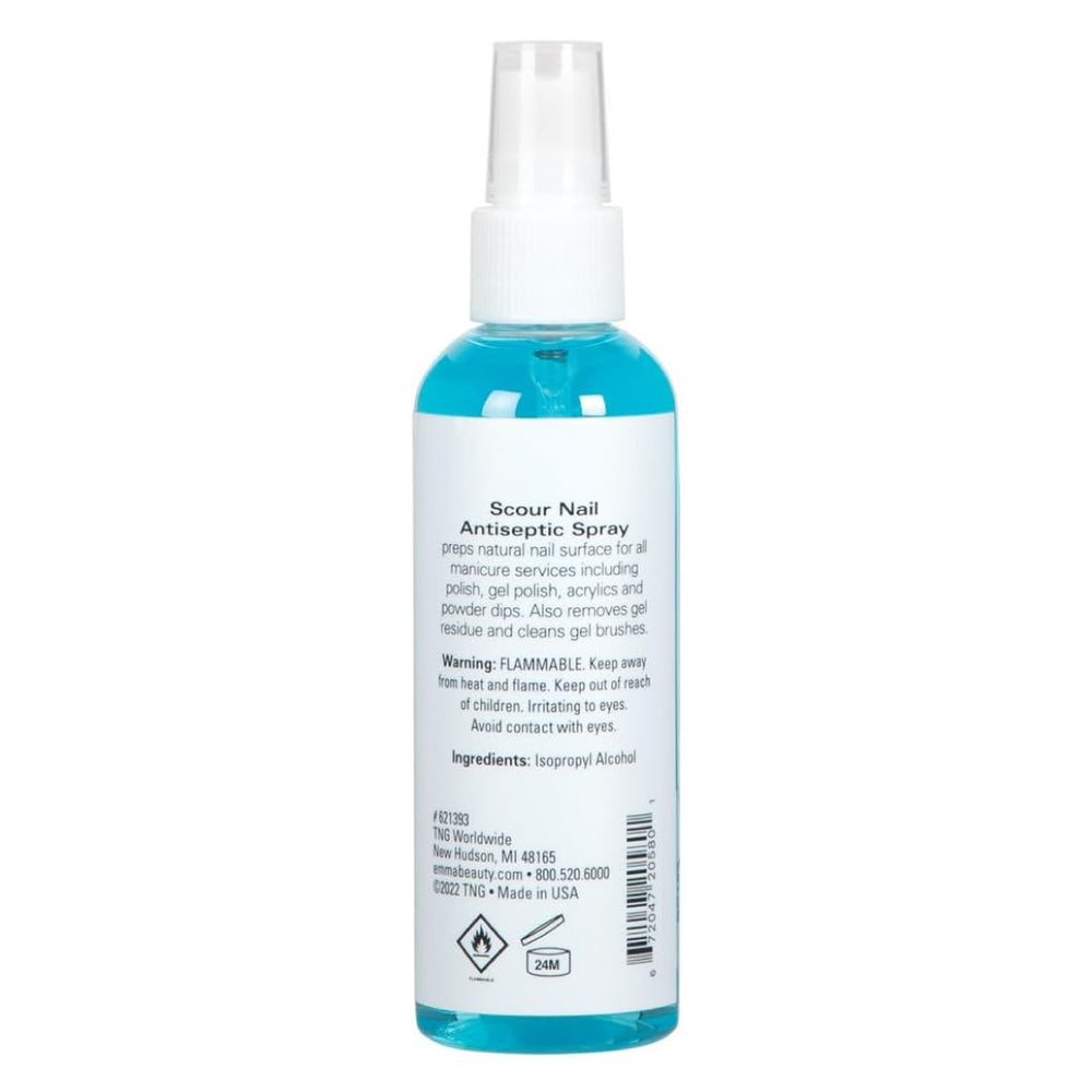 EMMA Beauty Scour Nail: aplicación rápida sobre uñas limpias para una base uniforme.
