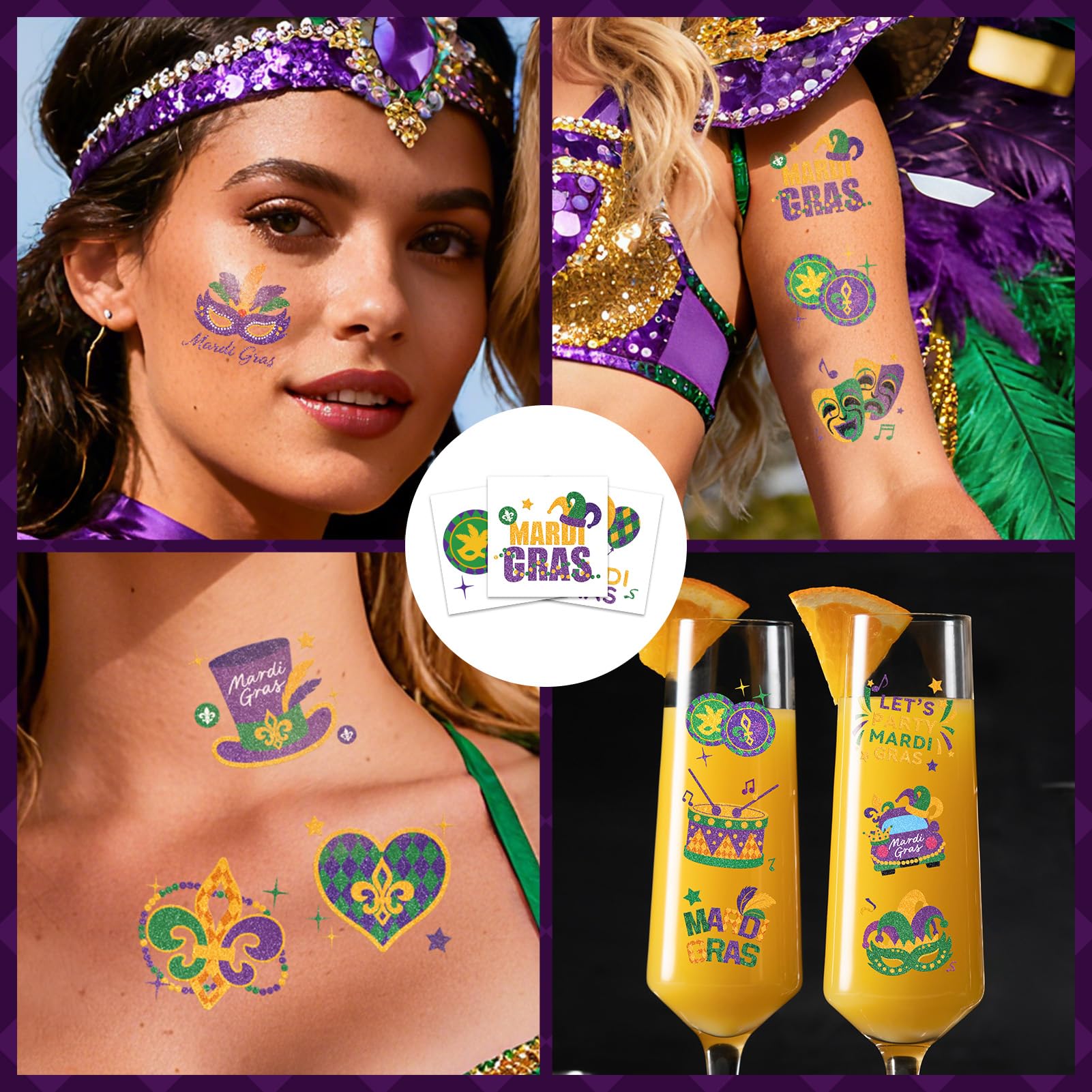 EMOME Mardi Gras festival look for parades and street celebrations
