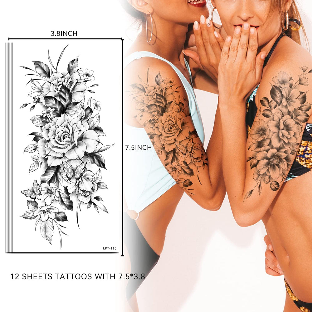 EMOME tatuajes temporales para festival, estilo llamativo sin dolor ni compromiso.