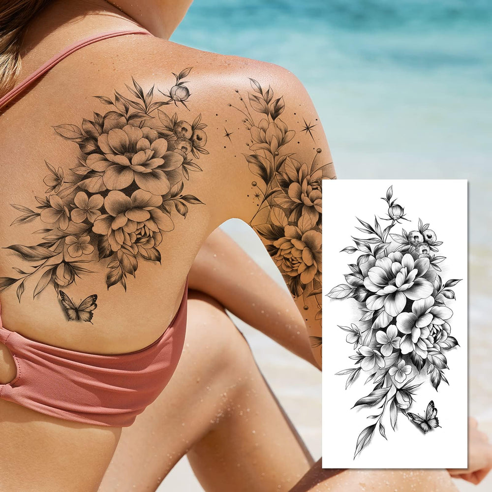 EMOME tatuajes temporales de fácil remoción con aceite, cambia rápidamente.