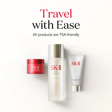 Empaque compacto SK-II Esenciales de Juventud, perfecto para viaje y cuidado diario.