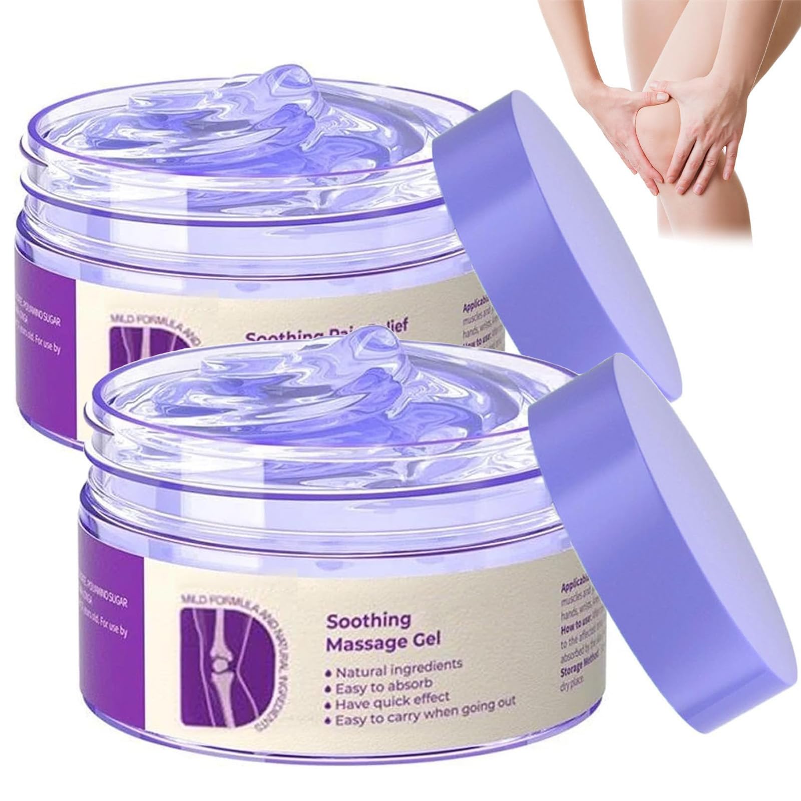 Empaque de gel para articulaciones WUIAOCIT morado, listo para iniciar una rutina de cuidado.