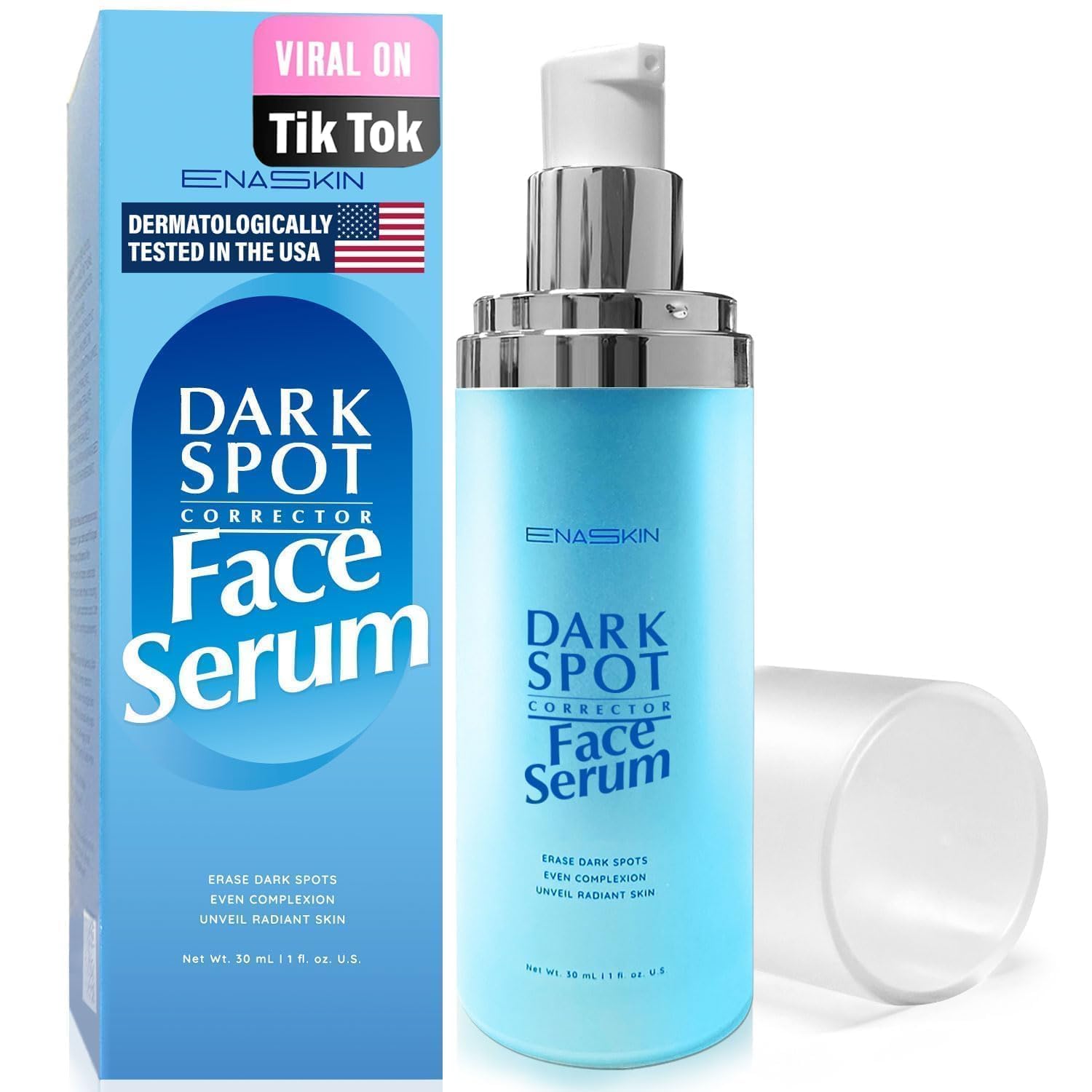 EnaSkin, botella con gotero, para aplicar el sérum en el rostro.