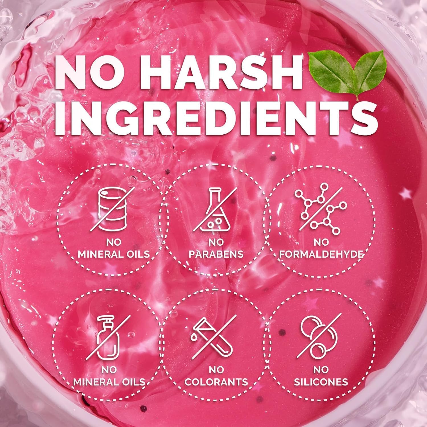 Embalaje rosa de Enaskin Naturals con 30 pares de parches para ojos