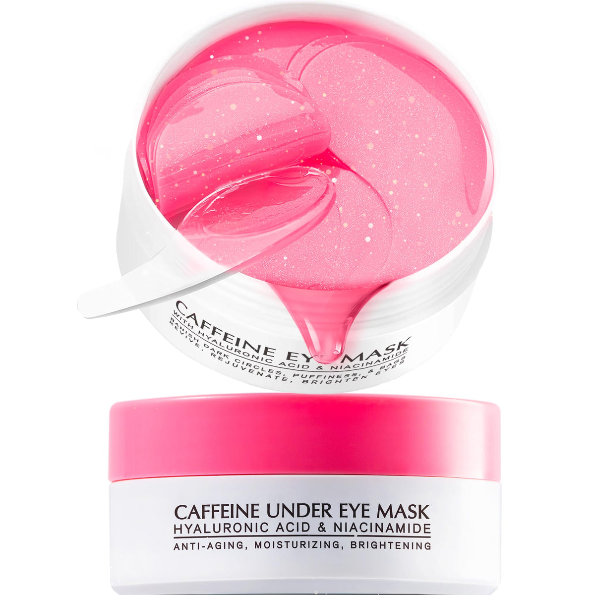 Parche de ojos Enaskin Naturals con cafeína para reducir hinchazón.