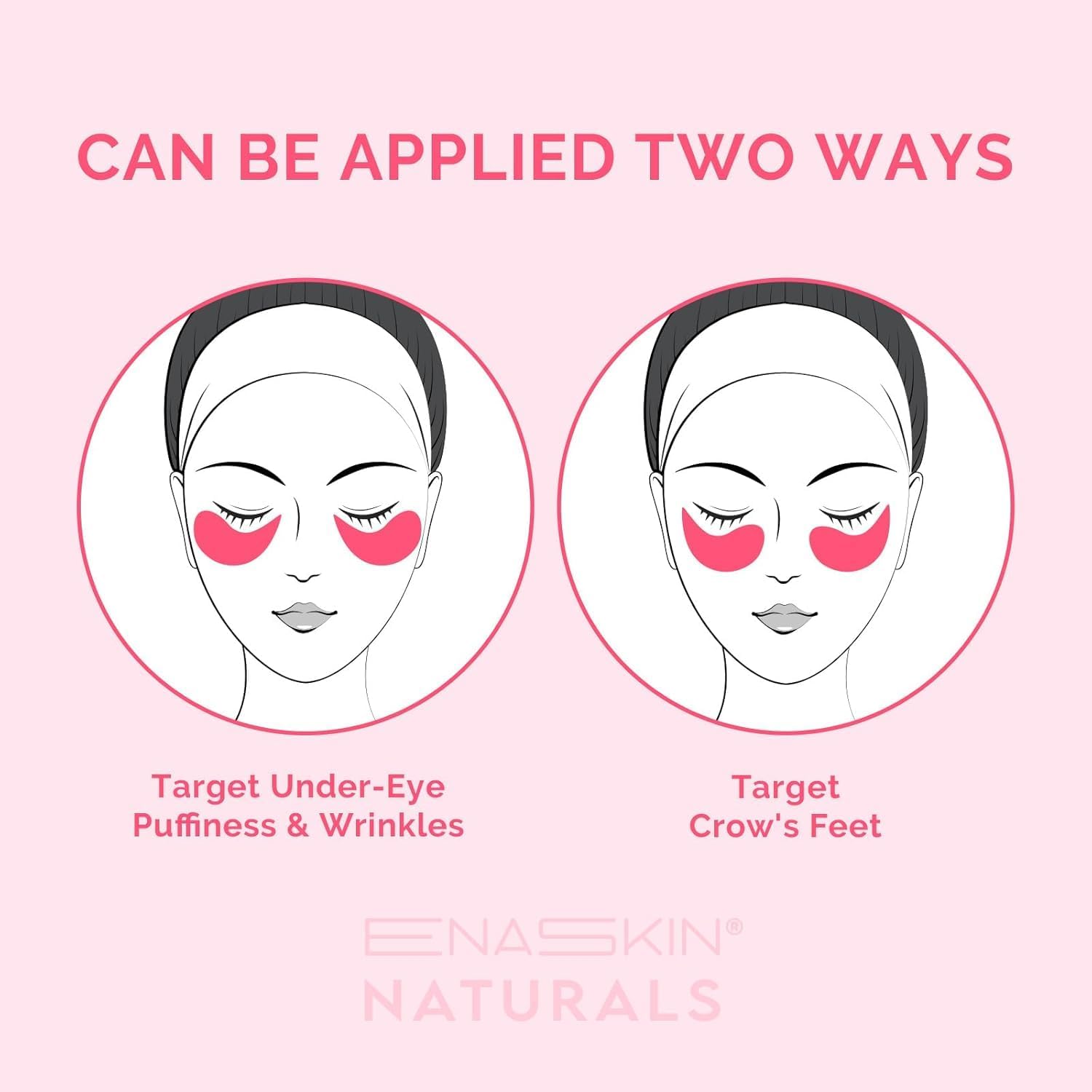 Parches de ojos Enaskin Naturals para fatiga y mirada más fresca