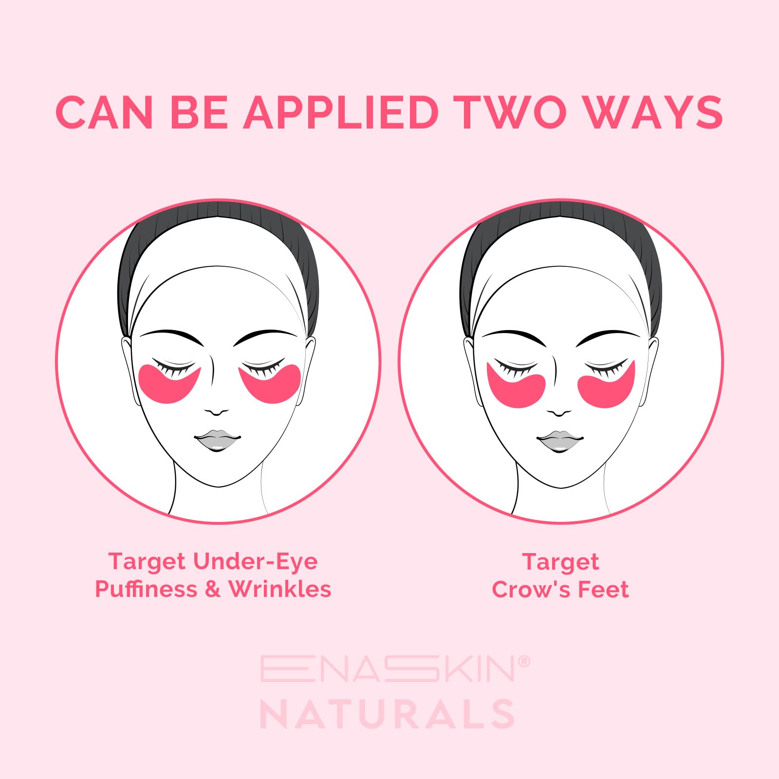 Tratamiento nocturno para ojos con Enaskin Naturals, hidrata y restaura suavemente.