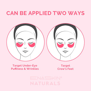 Tratamiento nocturno para ojos con Enaskin Naturals, hidrata y restaura suavemente.