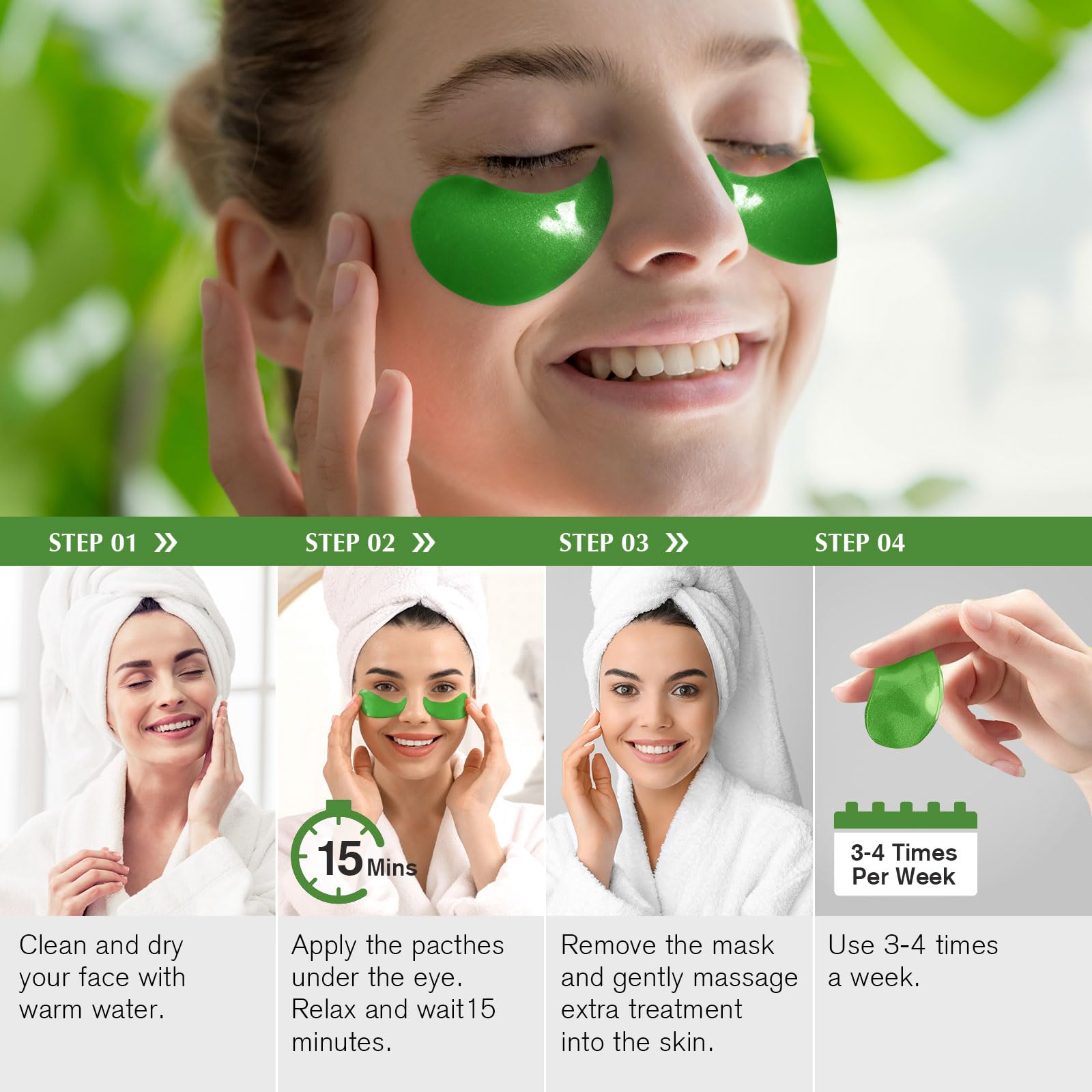 Uso cómodo de Enaskin Naturals: 20 minutos para revitalizar la mirada.