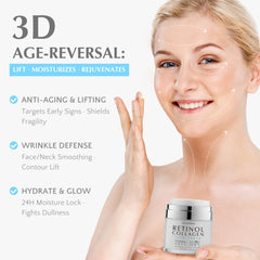 EnaSkin Retinol Collagen Face Cream texture swatch on skin