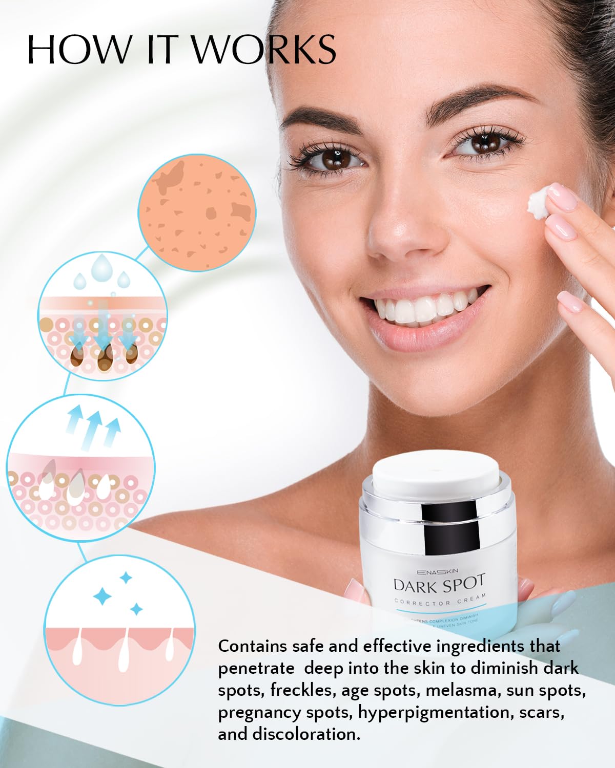 EnaSkin Textura sedosa serum, cuidado suave para todo tipo de piel.