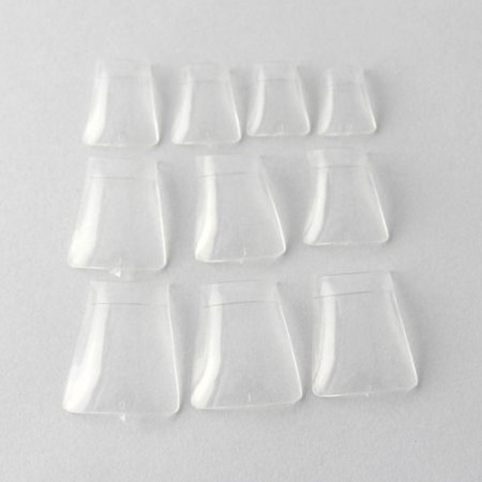 Puntas enforten pato cristal claras para un acabado natural y duradero.