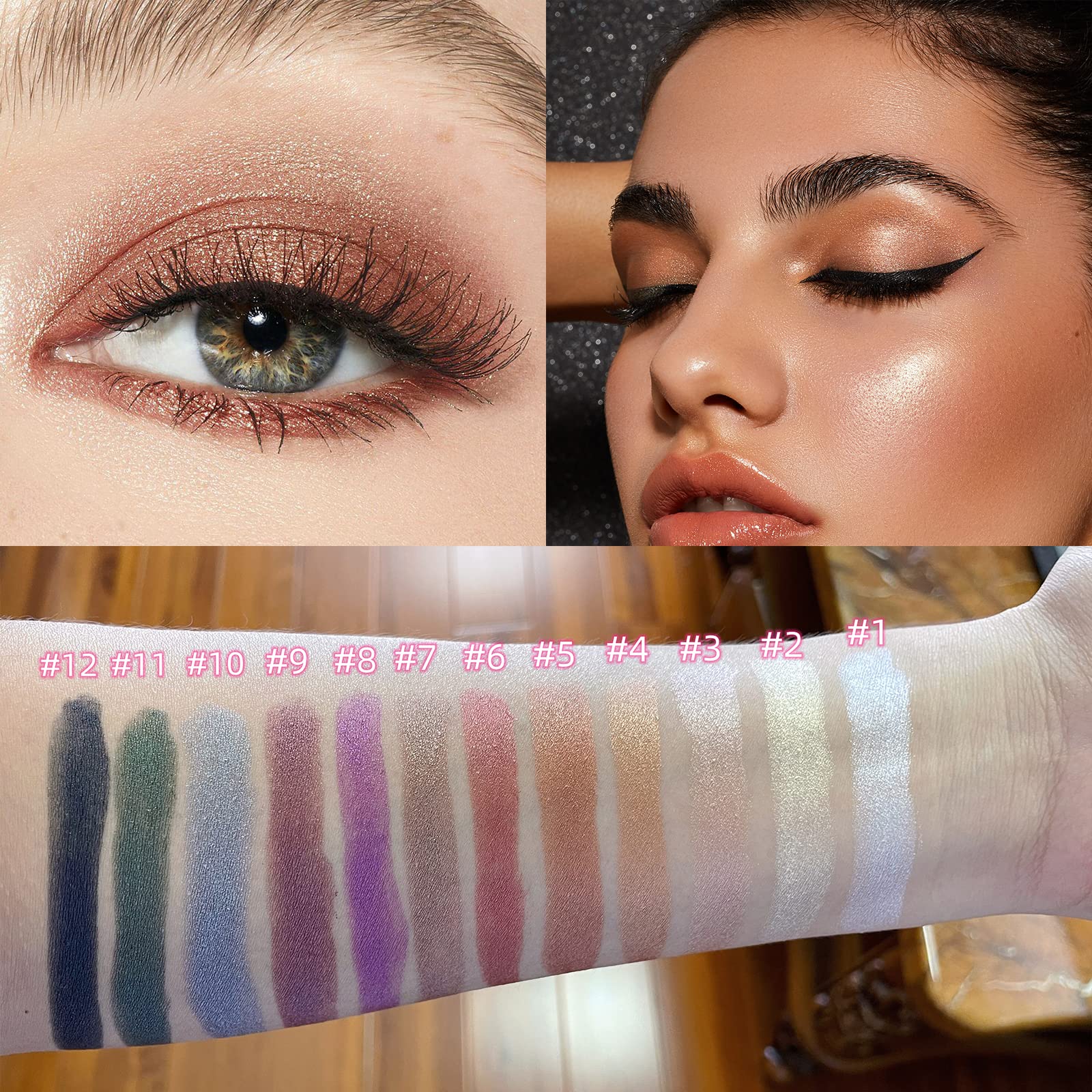 Enfuntins pigmentos 12 colores permiten looks neutros o audaces.