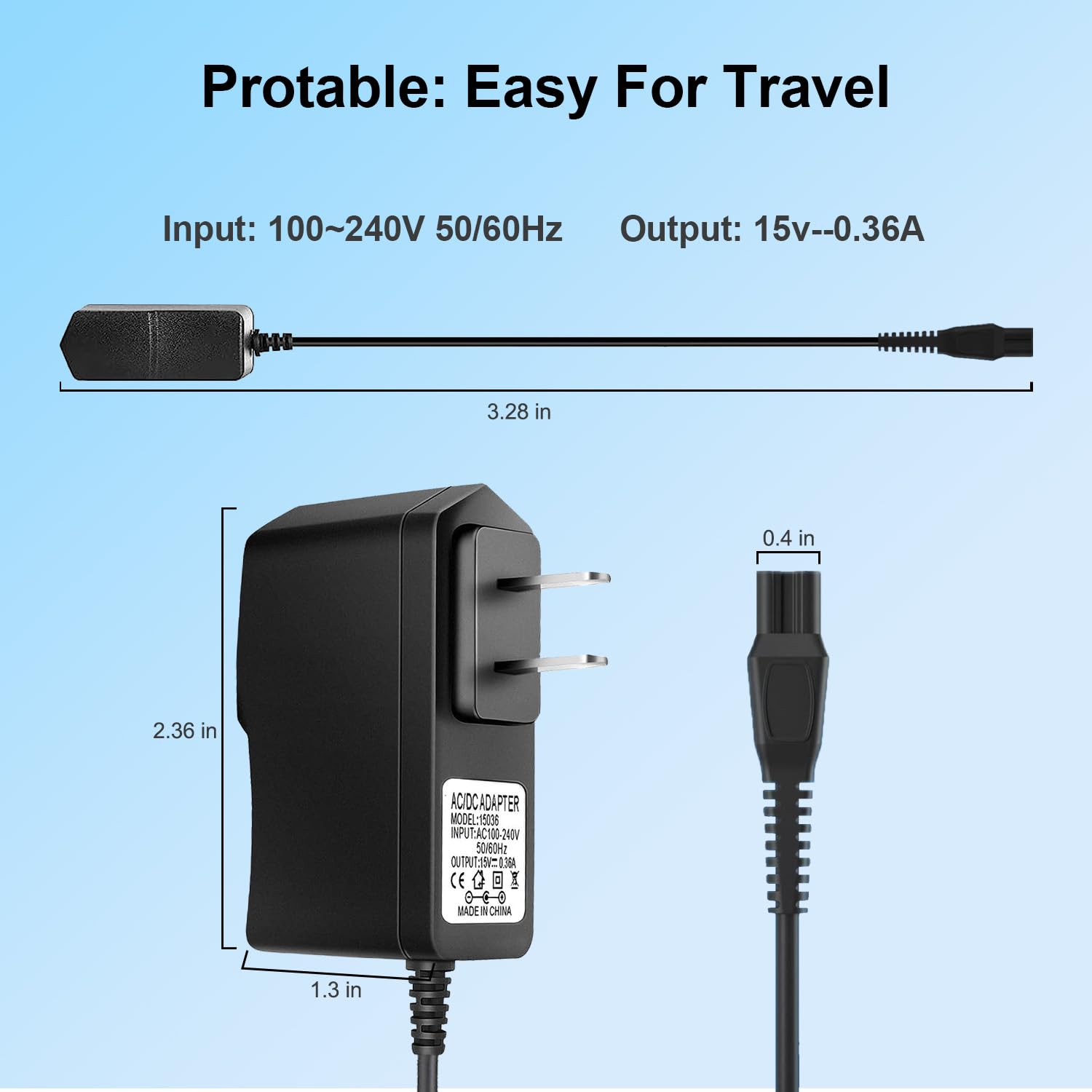 ENGFYADSY HQ8505, compatible con series Philips Norelco 9000-7000-5000-3000.