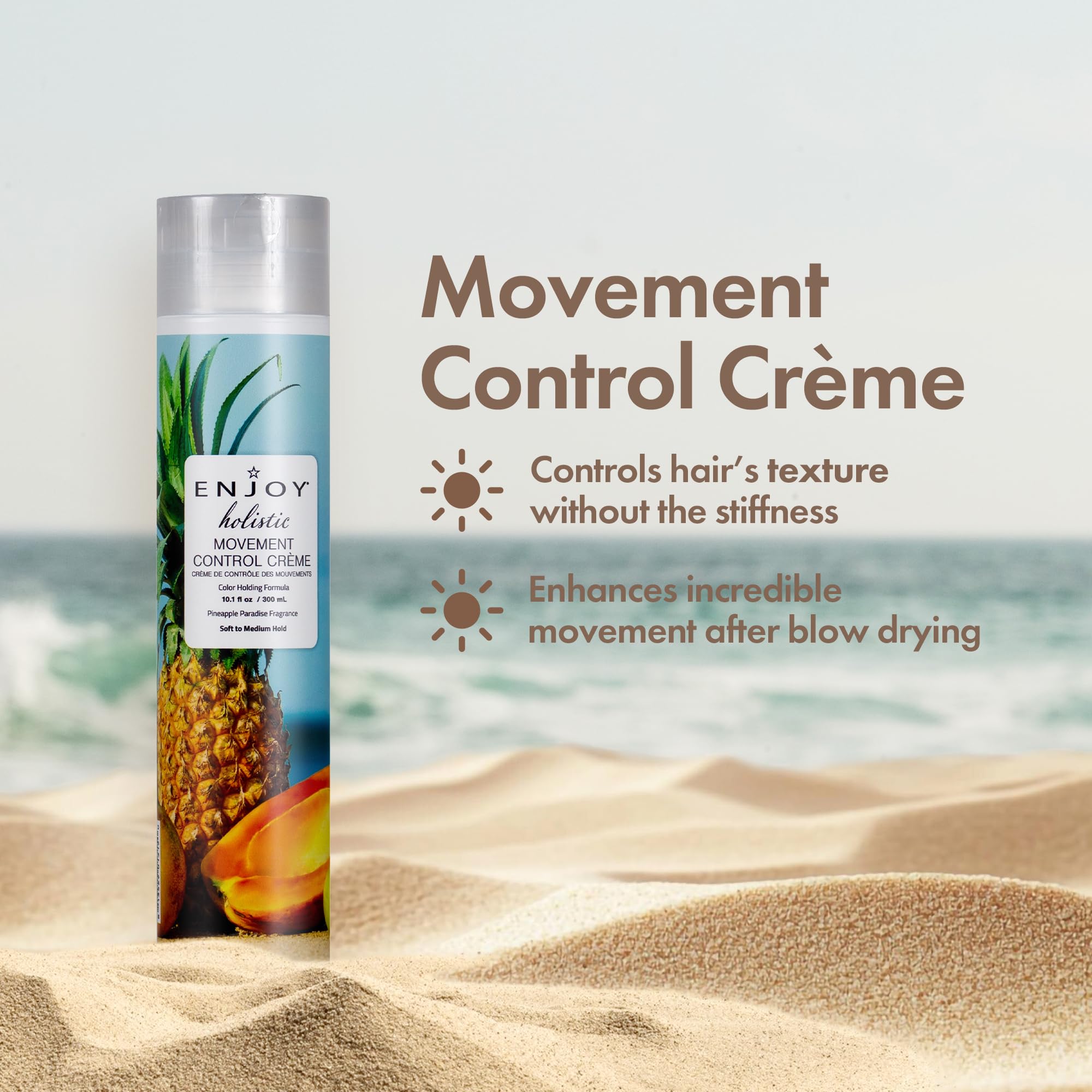 Enjoy Crème Coiffage texture: apporte volume et souplesse sans lourdeur.