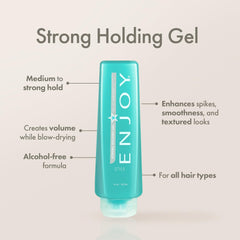 Enjoy gel volumen elevado para peinados con mayor cuerpo y soporte
