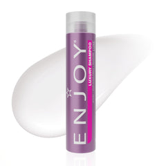 Enjoy Luxury Shampoo controla el encrespamiento para un look suave todo el día.