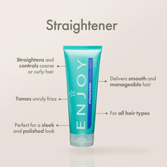 Enjoy Straightener – applicateur pratique pour un coiffage rapide et précis.