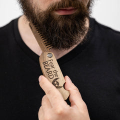 Presentación regalo de Enjoy The Wood, ideal para amantes de la barba.