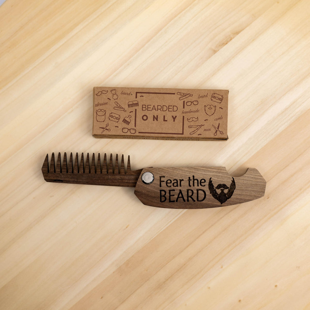 Enjoy The Wood: peine compacto para barba que se adapta a la rutina diaria.