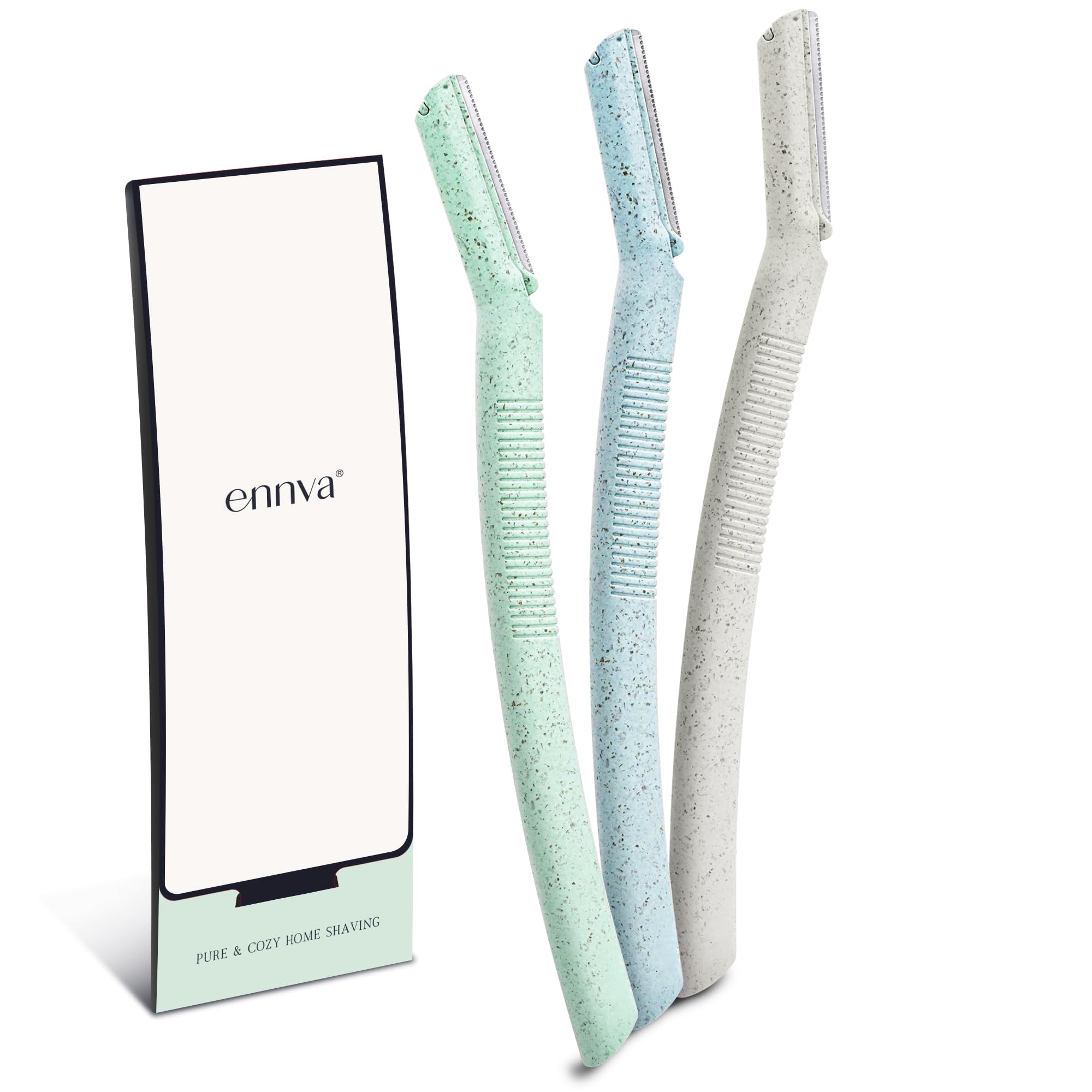 Afeitadora facial ENNVA Dermaplane con hoja protegida para uso suave