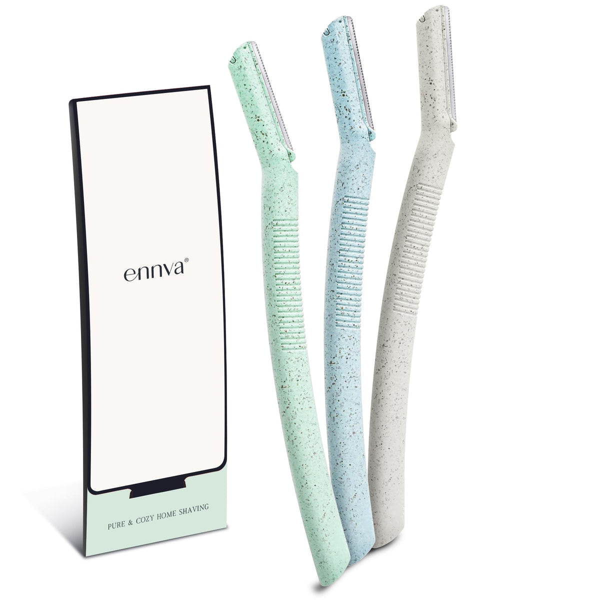 Afeitadora facial ENNVA Dermaplane con hoja protegida para uso suave