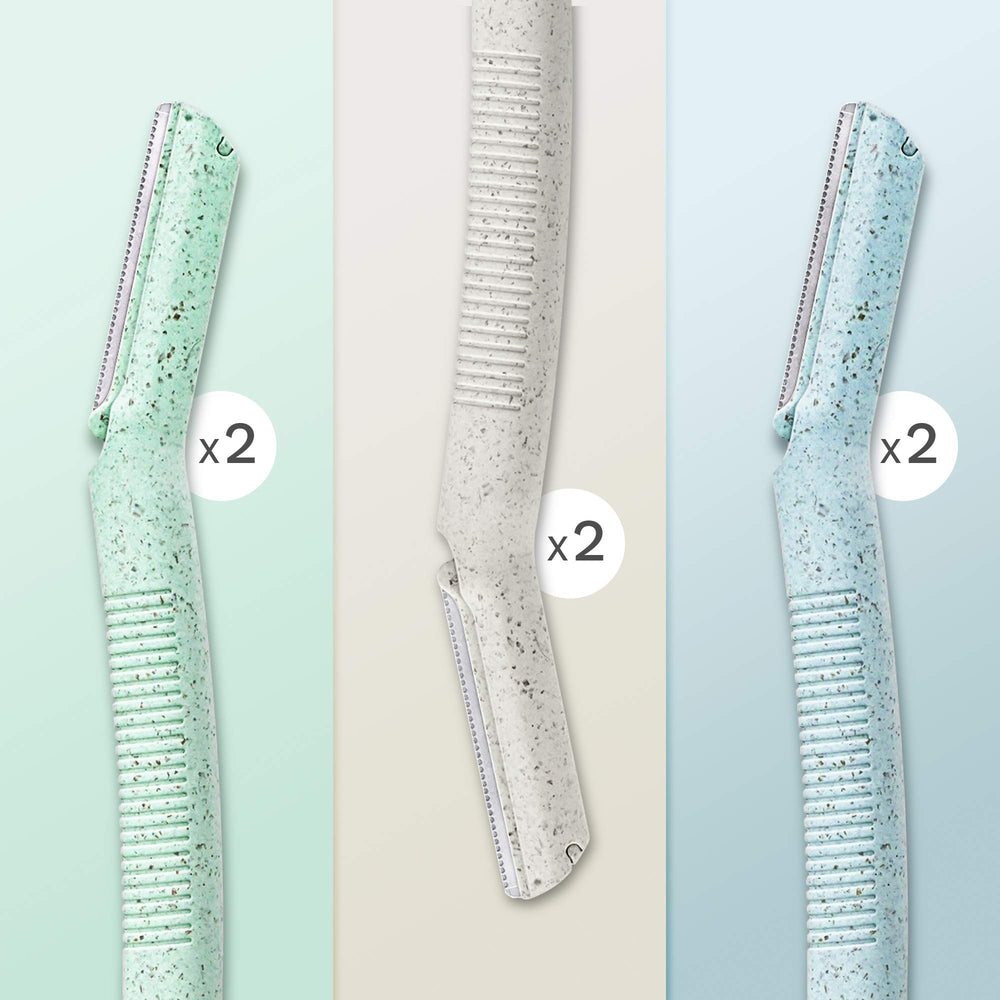 ENNVA Dermaplane Razor mango ergonómico: agarre estable durante la depilación.