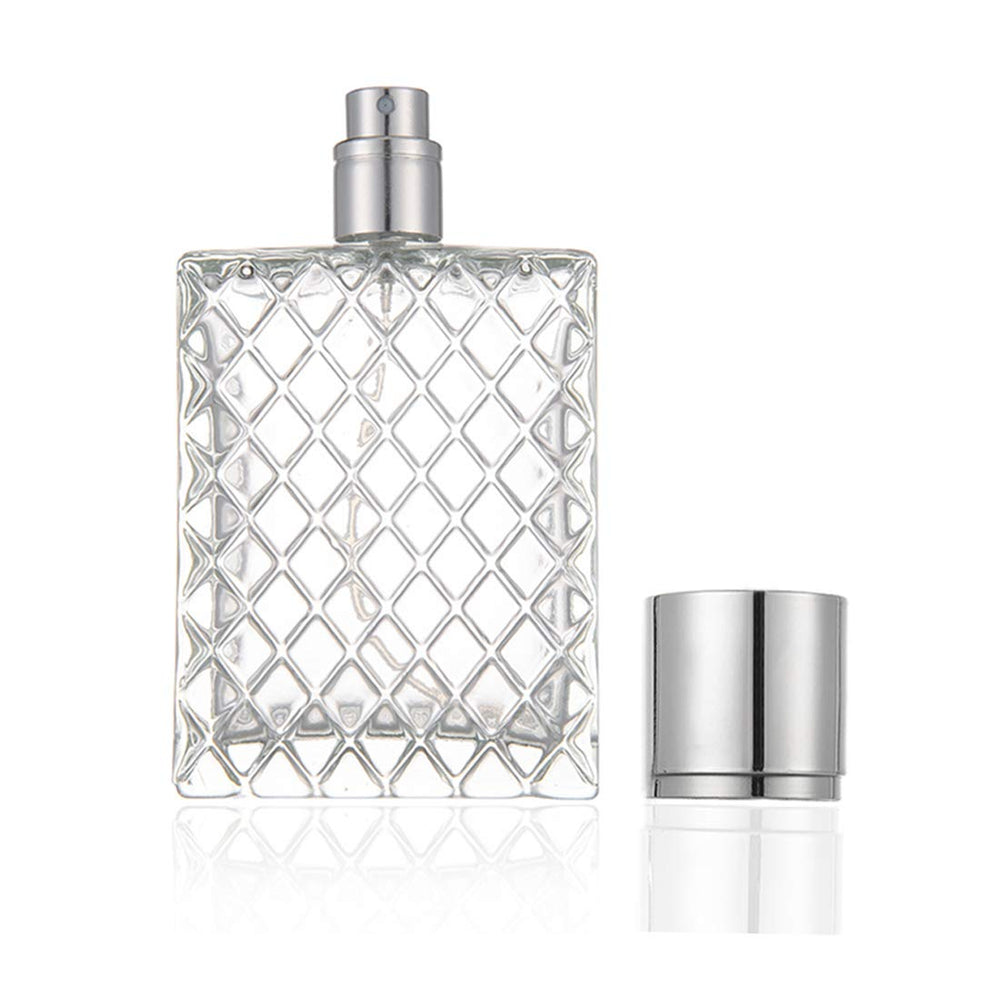 Frasco Enslz de perfume en vidrio 100 ml con atomizador de niebla fina.