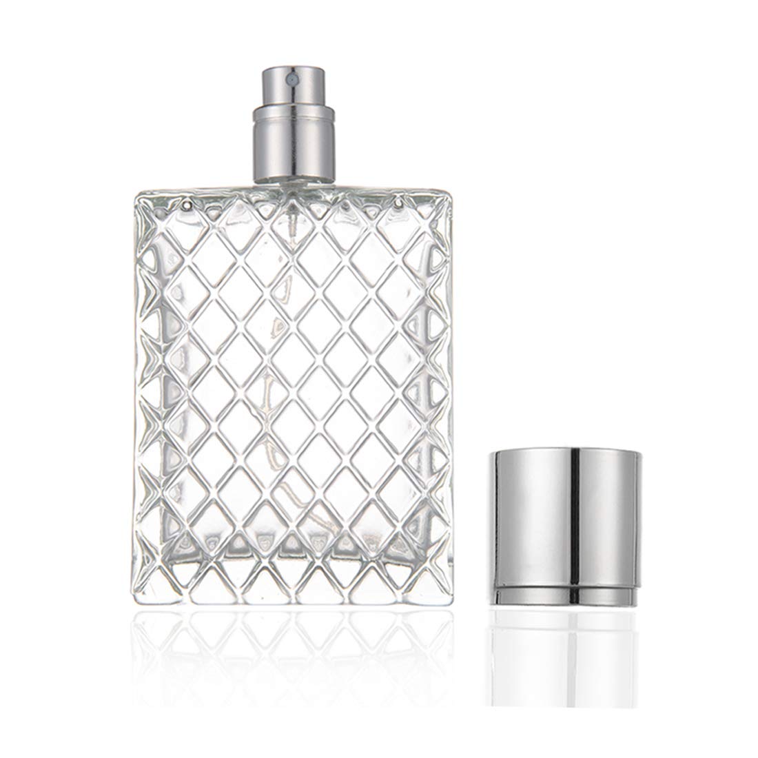 Frasco Enslz de perfume en vidrio 100 ml con atomizador de niebla fina.