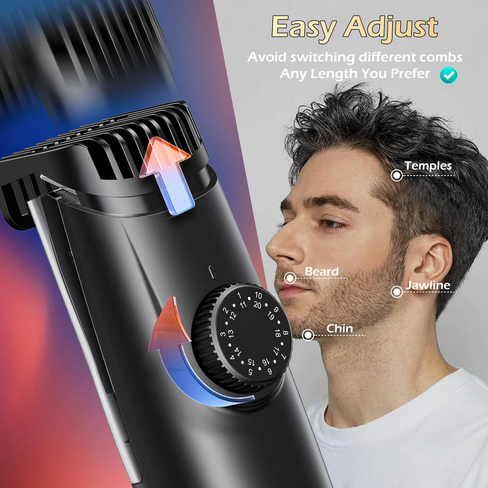 ENSSU ajuste de 20 longitudes para estilo personalizado de barba y patillas.
