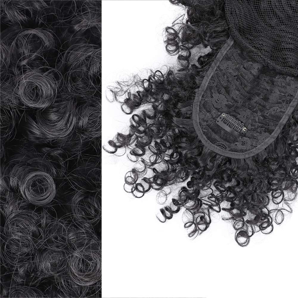 ENTRANCED STYLES coleta afro con ajuste para uso diario.