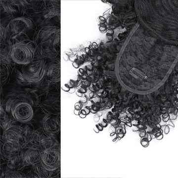 ENTRANCED STYLES coleta afro con ajuste para uso diario.