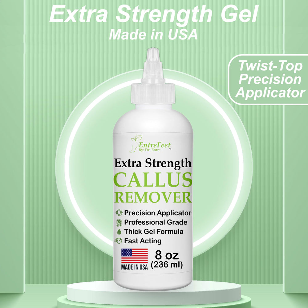EntreFeet Dr. Entre's Gel con aplicador de precisión para aplicación puntual.