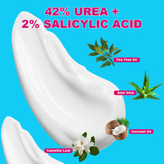 Envisha crema urea 42% con textura cremosa para piel suave