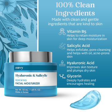 Envy exfoliación salicílica para poros más limpios.