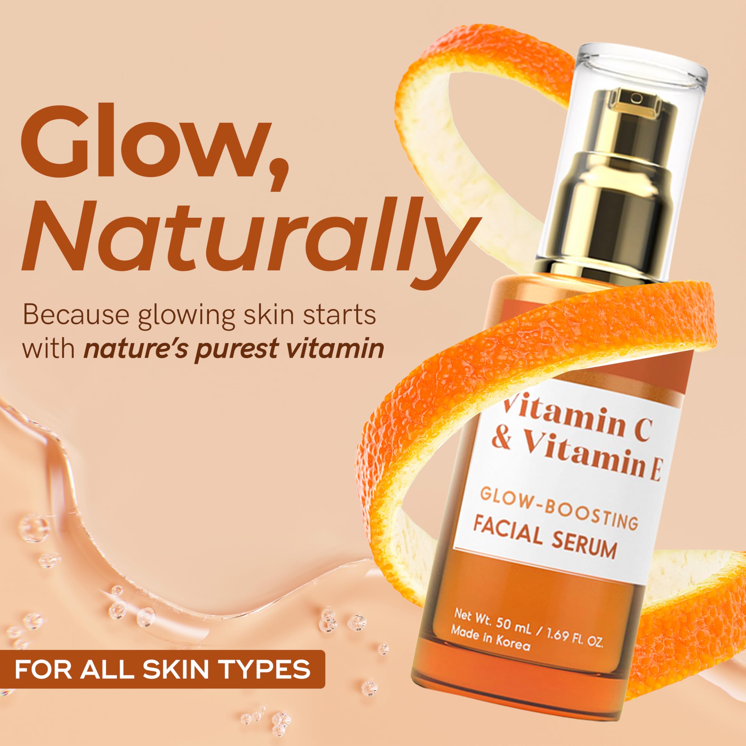 Envy Serum Vitamina C, probado dermatológicamente para todo tipo de piel.