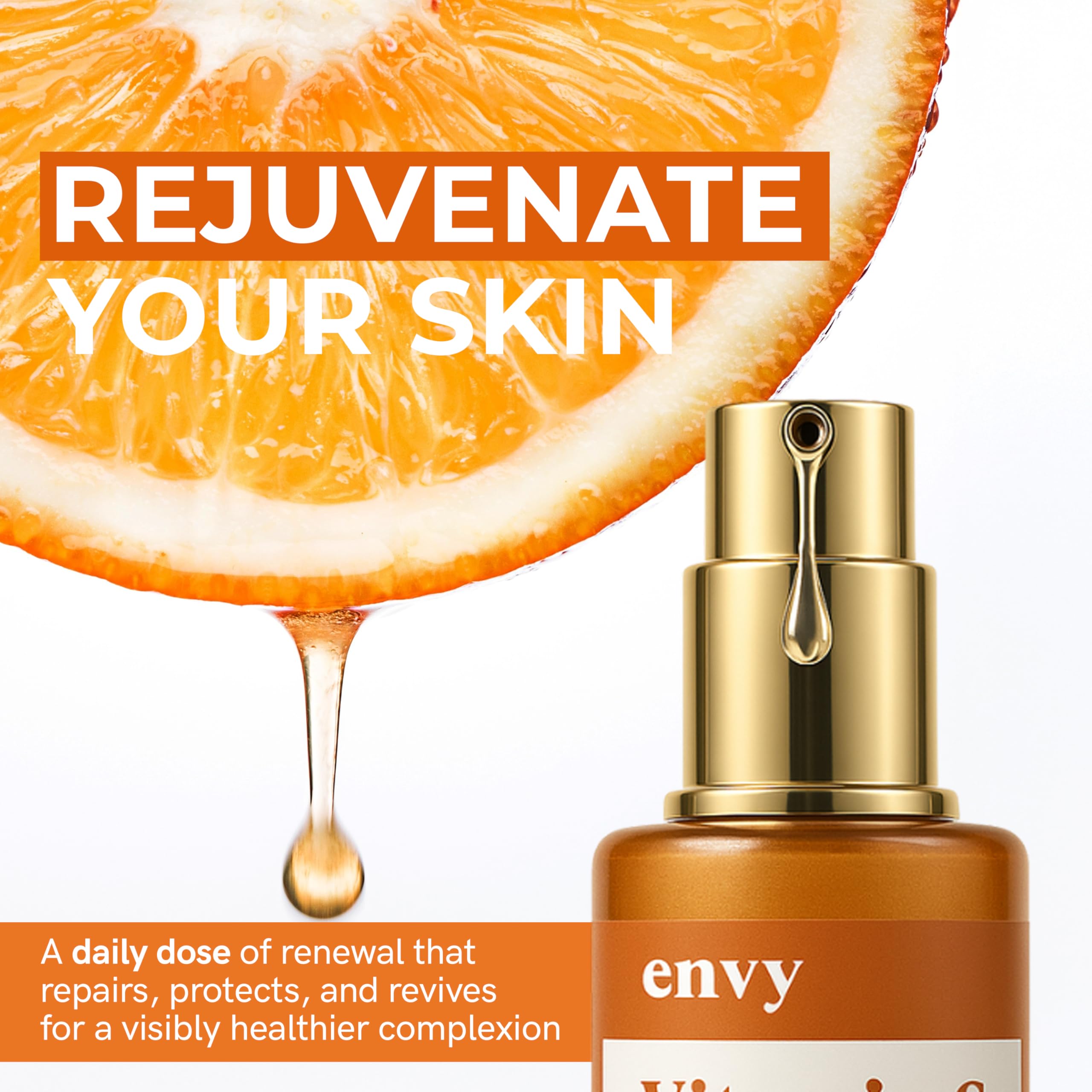 Textura ligera del Envy Serum para absorción suave.
