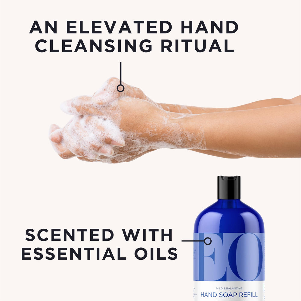 EO French Lavender essential oil close-up highlighting calming aroma.