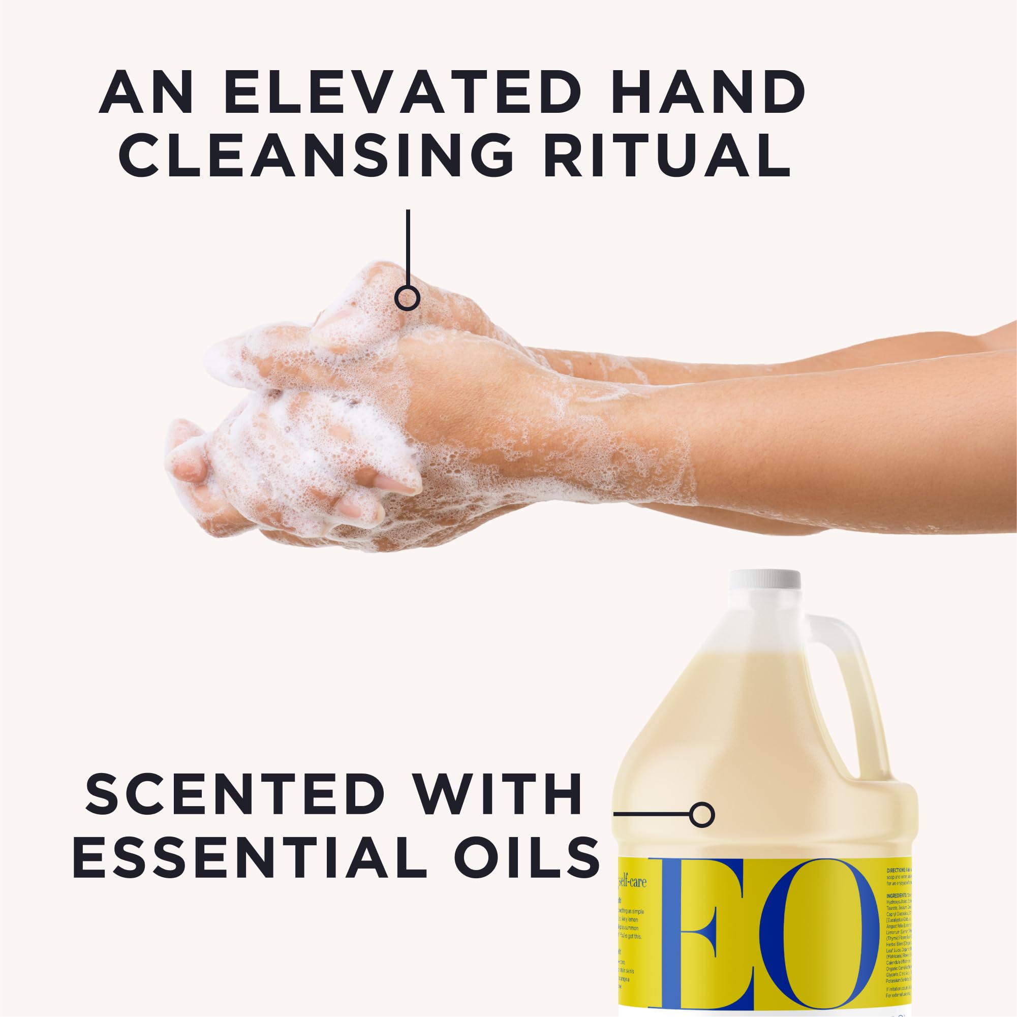 Envase reciclable del producto EO para apoyar soluciones sostenibles.