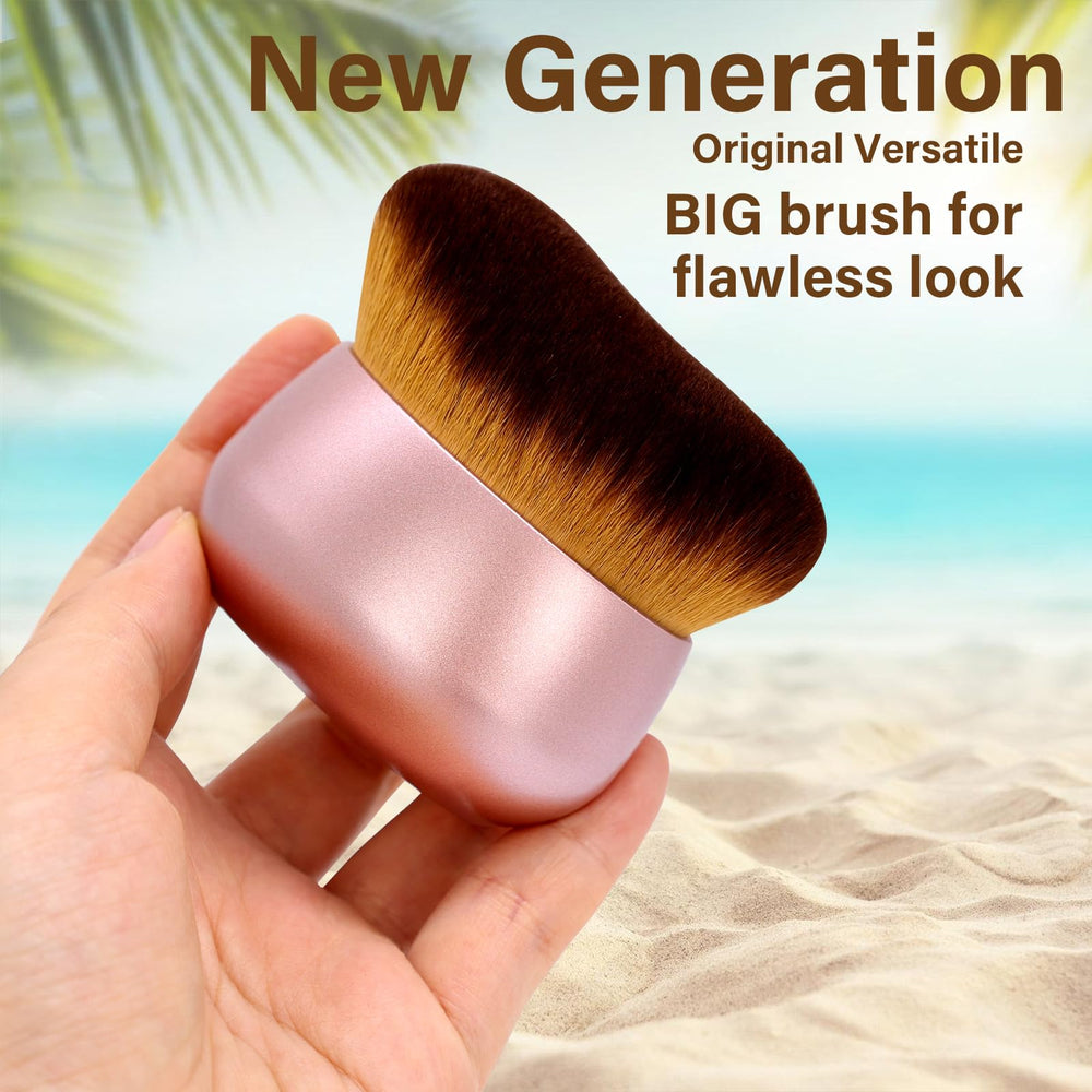 EOICCEOH leg and body brush for quick, streak-free makeup with minimal product.