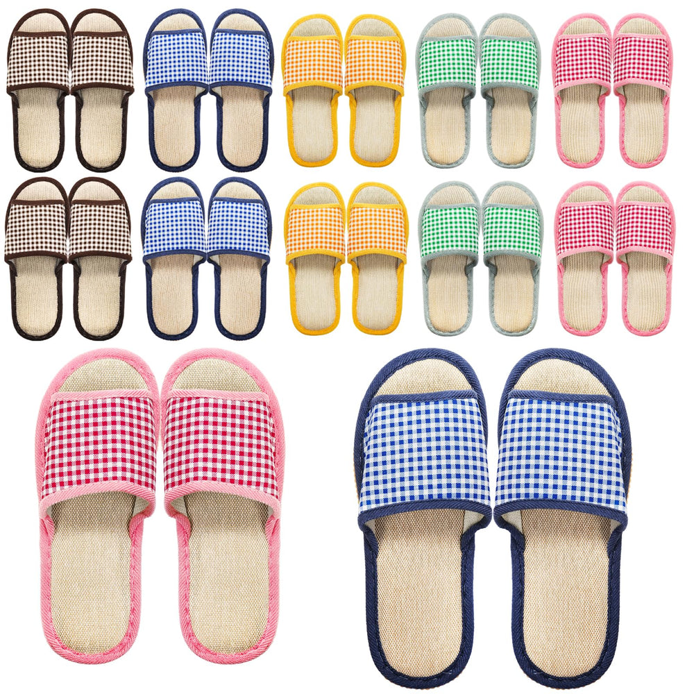Pantuflas Eorbow para casa, ideal para huéspedes y uso diario con comodidad.