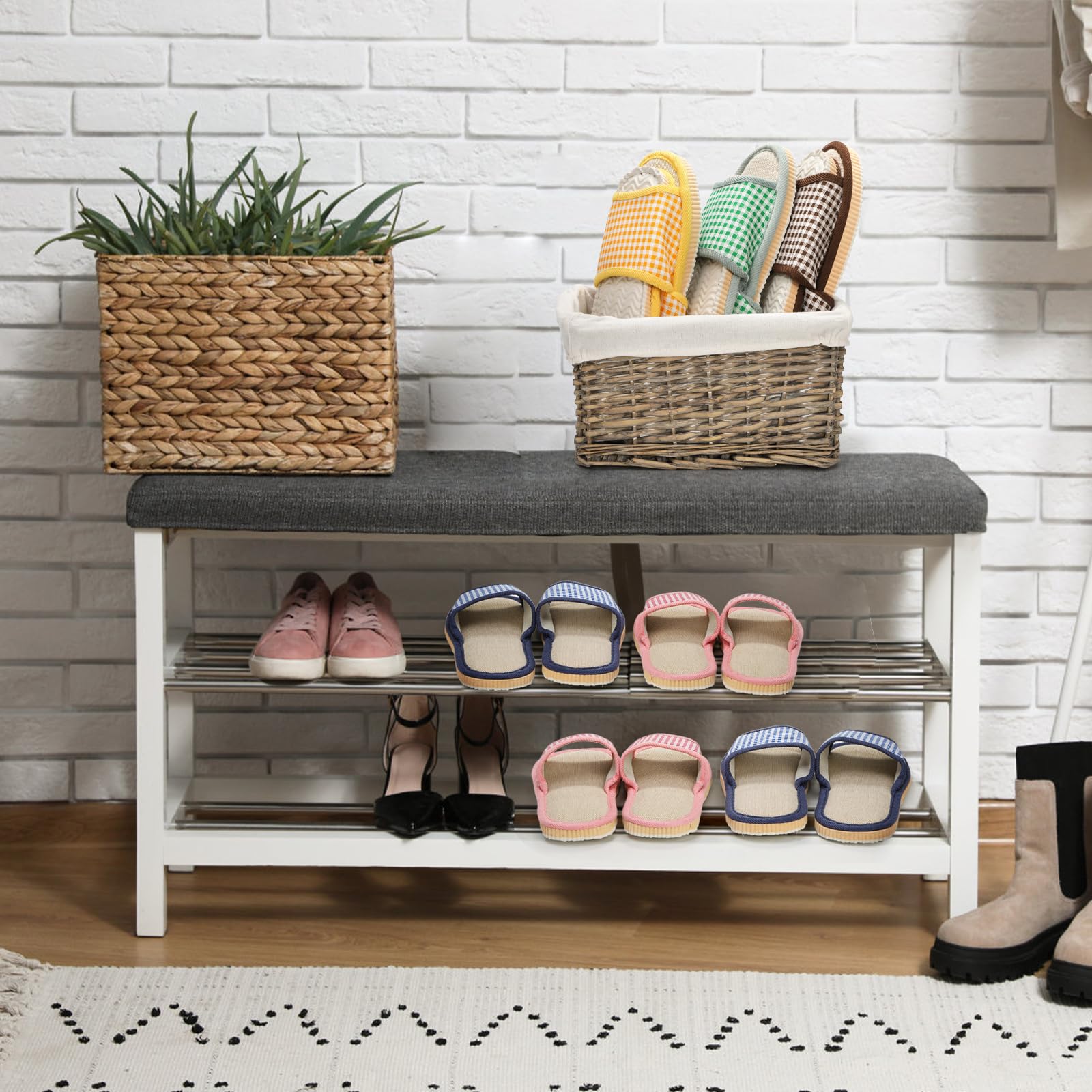 Pantuflas Eorbow talla universal, se adaptan a varios pies.