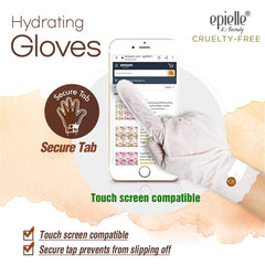 Epielle aplicación de mascarilla para manos en casa