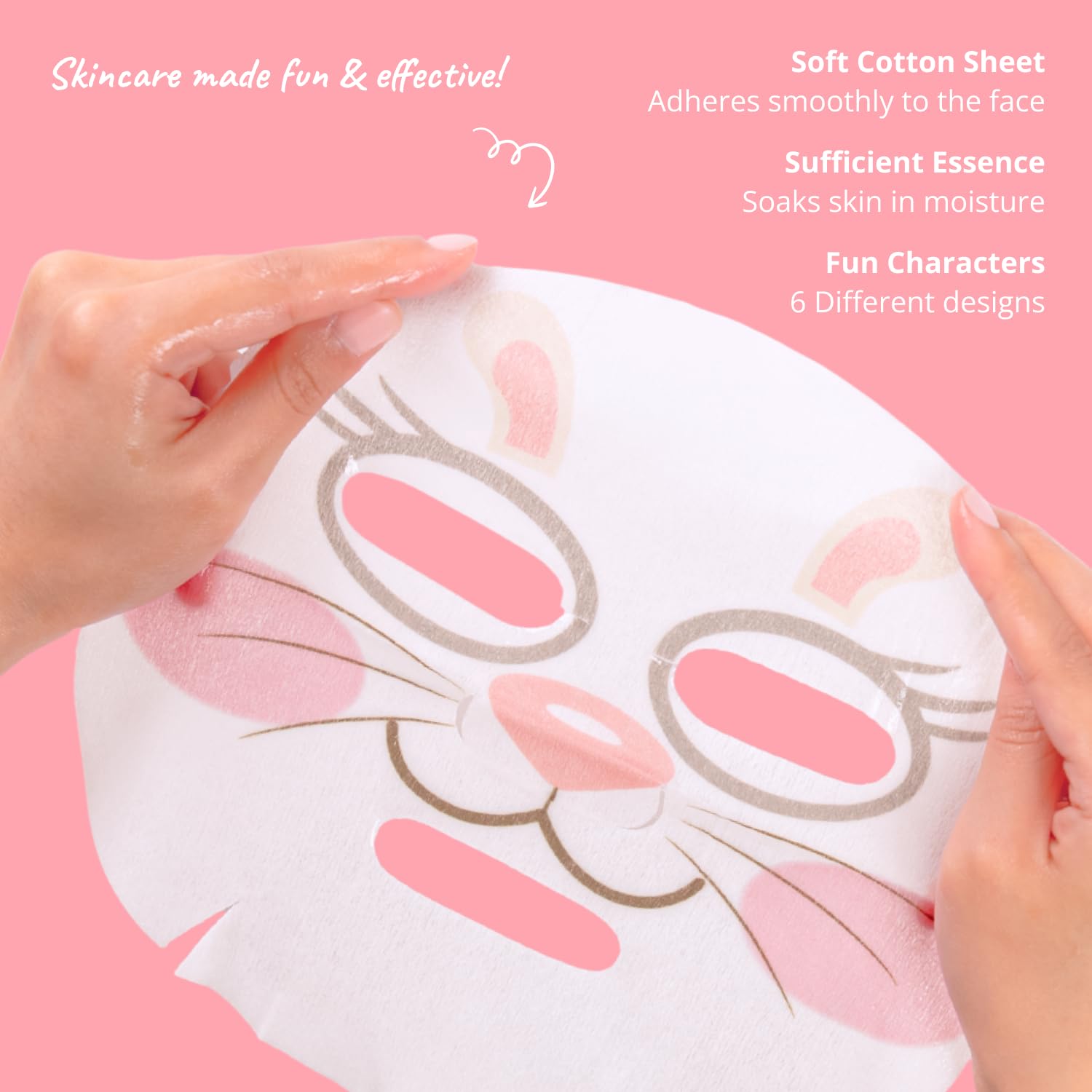 Epielle tiger mask with citrus and green tea for calm restoration.