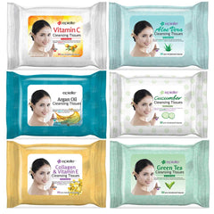 Epielle toallitas desmaquillantes para cara y ojos, retiran maquillaje y residuos suavemente.