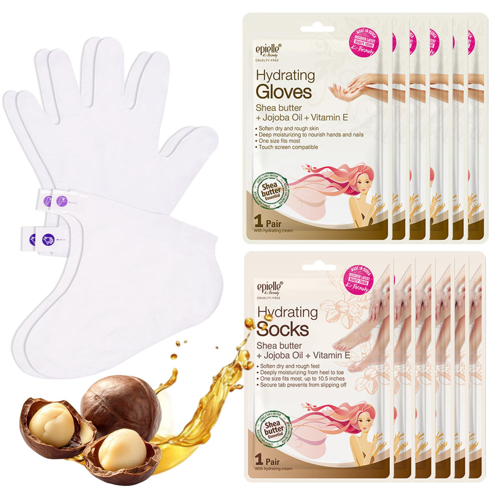Guantes Epielle hidratantes para manos, nutrición profunda y suavidad al tacto.